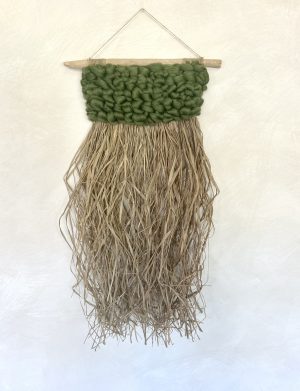 raffia bobble in moss